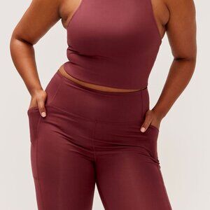 Girlfriend Collective High-Rise Pocket Legging Mulberry Size S 28.5" inseam